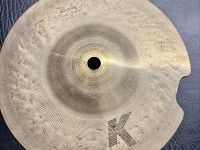 Zildjan Custom Dark K 8” splash *repaired*