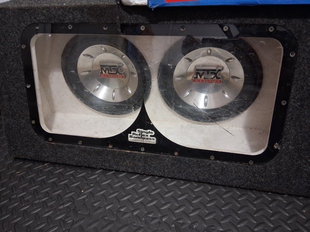 MTX Audio Dual 12" Single Reflex Bandpass Subwoofer Enclosure System
