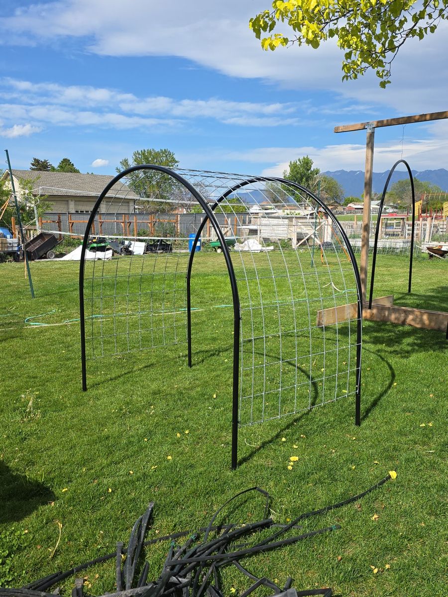 Custom Steel Trellis or Garden Tunnel