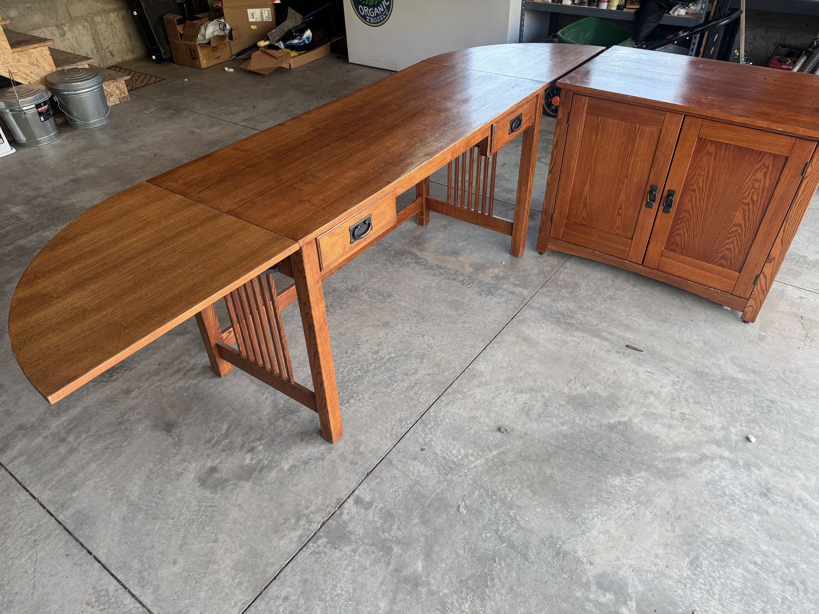 Solid Wood Desk Mission Style Office Furniture