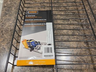 Gladiator garageworks 30" shoe rack