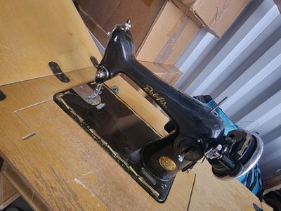 Vintage The BelAir Sewing Machine with Wooden Cabinet - Industrial/Household Use, Serial #B5225952