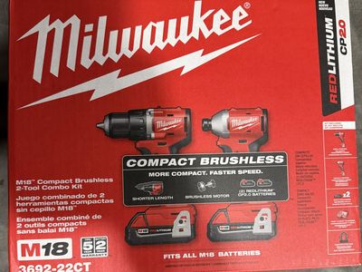 Milwaukee M18 Brushless Drill Kit In Box
