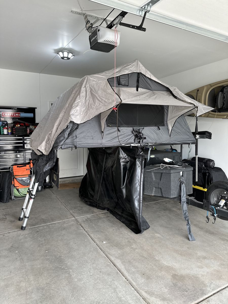 Lightweight Overland Trailer + Rooftop Tent