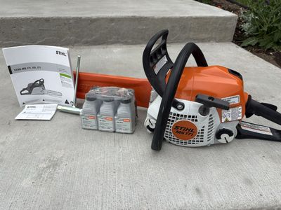 Stihl MS 171 Chainsaw - Lightweight, Powerful, & Easy to Use - Includes Oil, tool & Manual