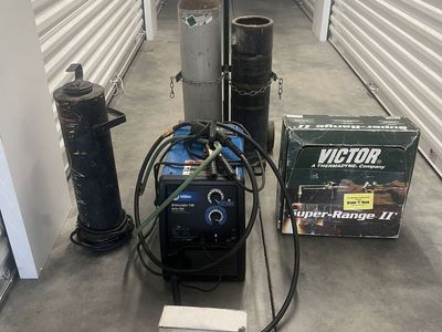 Miller Welder, Victor Torch, Tanks, Rod Warmer (Welding, Weld, Metal, Fabrication)