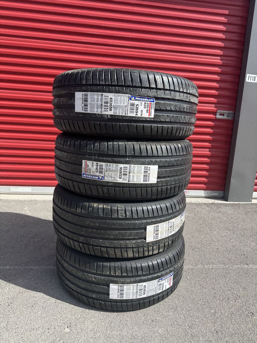255/45R20 Michelin Pilot Sport 4suv New