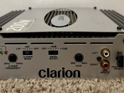 Old School Clarion Amp APA250