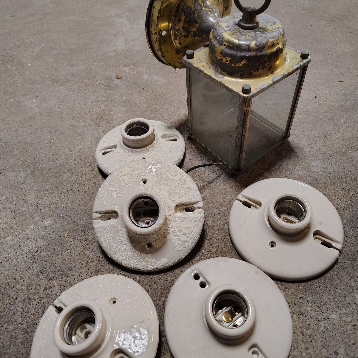 Lantern Ceiling Lights Closet Exterior Porcelain