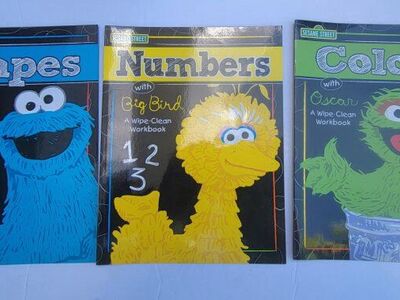 Educational write and reuse workbooks-letters, num