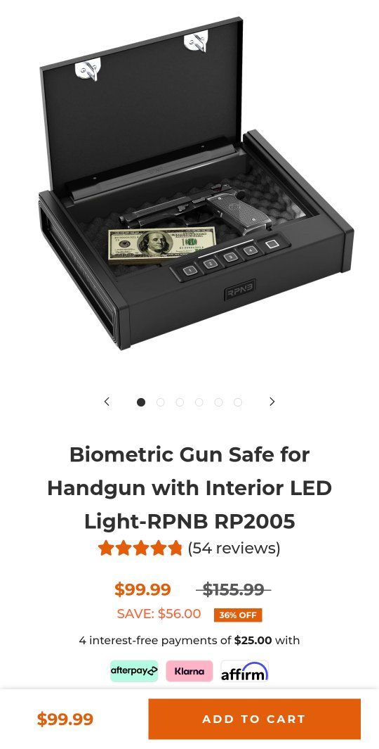 Biometric Gun Safe