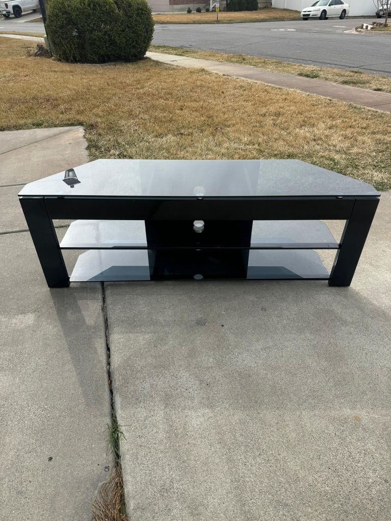 Glass Entertainment Center (Like New)