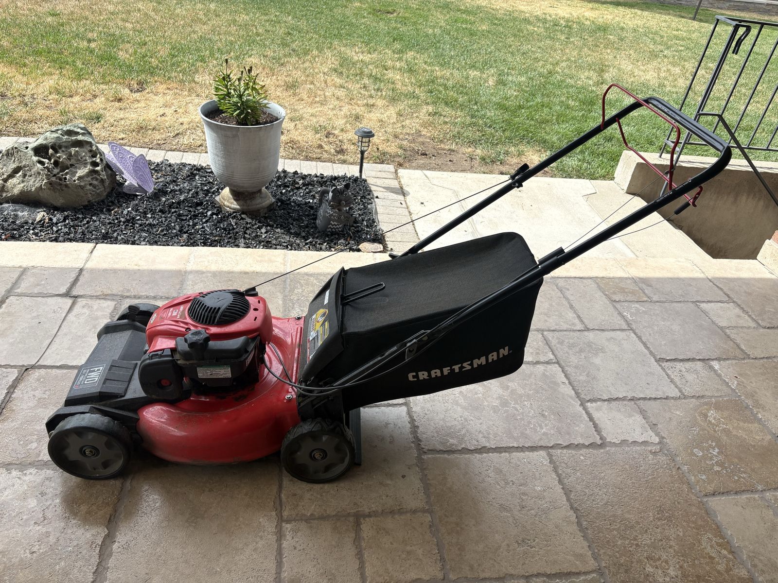 Gas Craftsman self propelled lawn mower