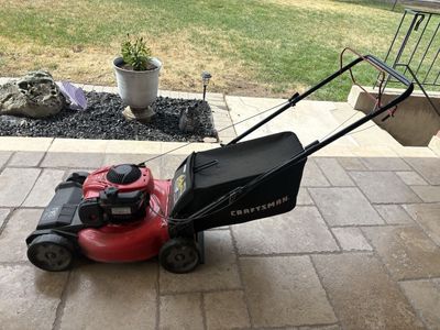 Gas Craftsman self propelled lawn mower