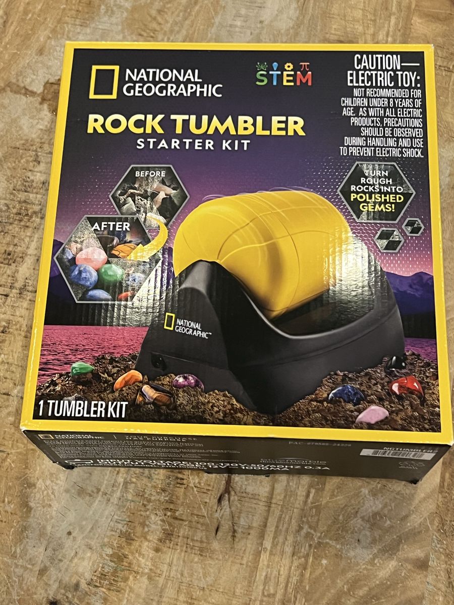 National Geographic Rock Tumbler Starter Kit STEM Toy