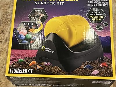 National Geographic Rock Tumbler Starter Kit STEM Toy