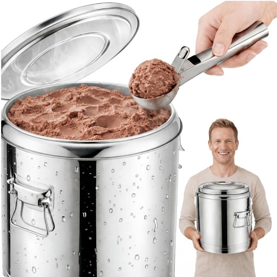 4 Gallons Insulated Crock with Lid and Scoop