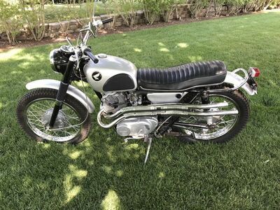1962 Vintage Honda CL72 Scrambler