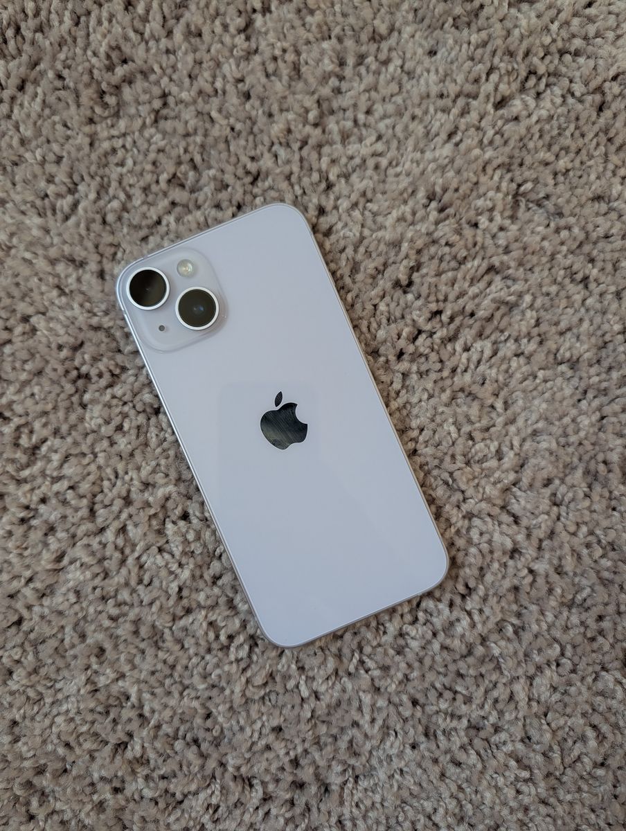 iPhone 14 purple 128GB with charging cord