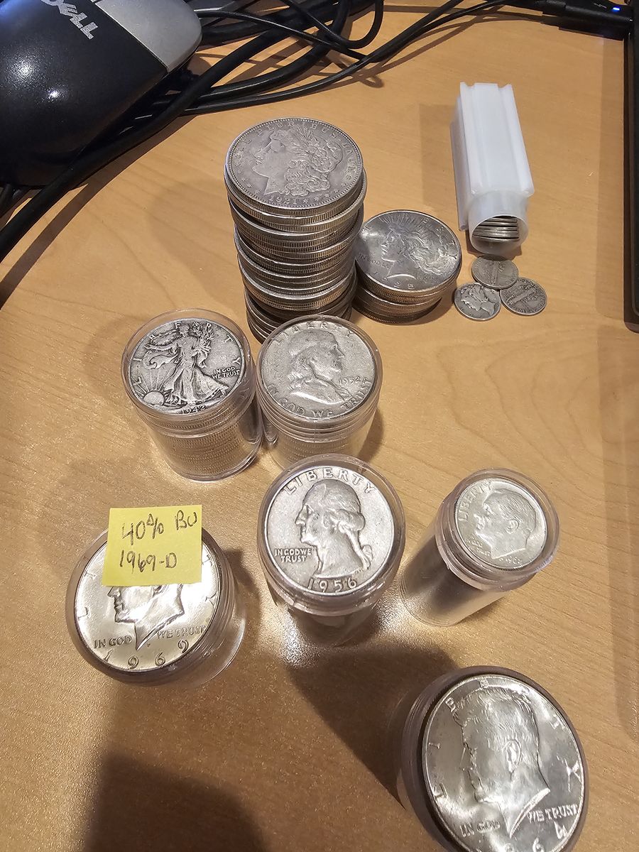 Silver Coins for Sale – Morgan & Peace Dollars + 90% and 40% U.S. Silver