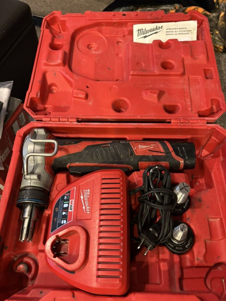 Milwaukee M12 Propex Expansion Tool Kit In Case
