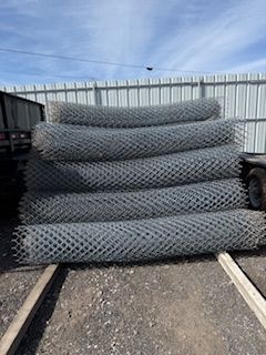 8' Galvanized chain link wire