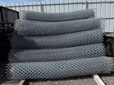 8' Galvanized chain link wire