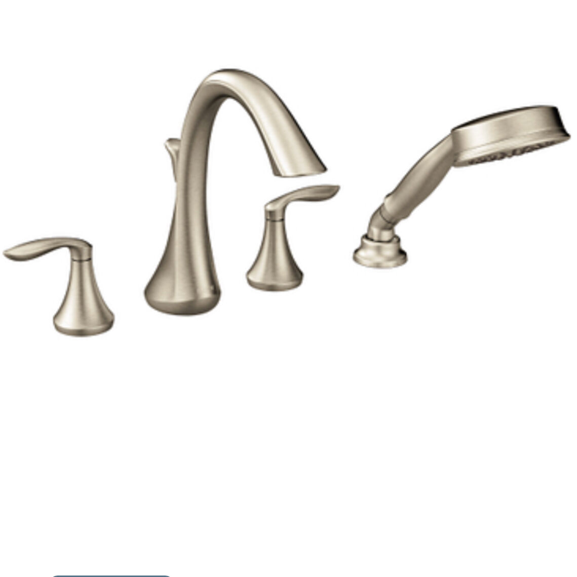 MOEN Eva Two-Handle High Arc Roman Tub Faucet