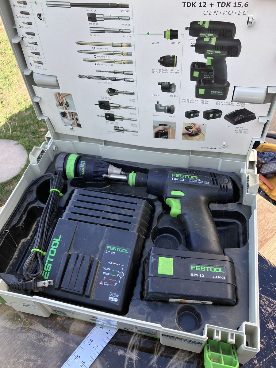 Festool Cordless Drill/driver With 2 Chucks