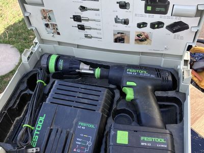 Festool Cordless Drill/driver With 2 Chucks