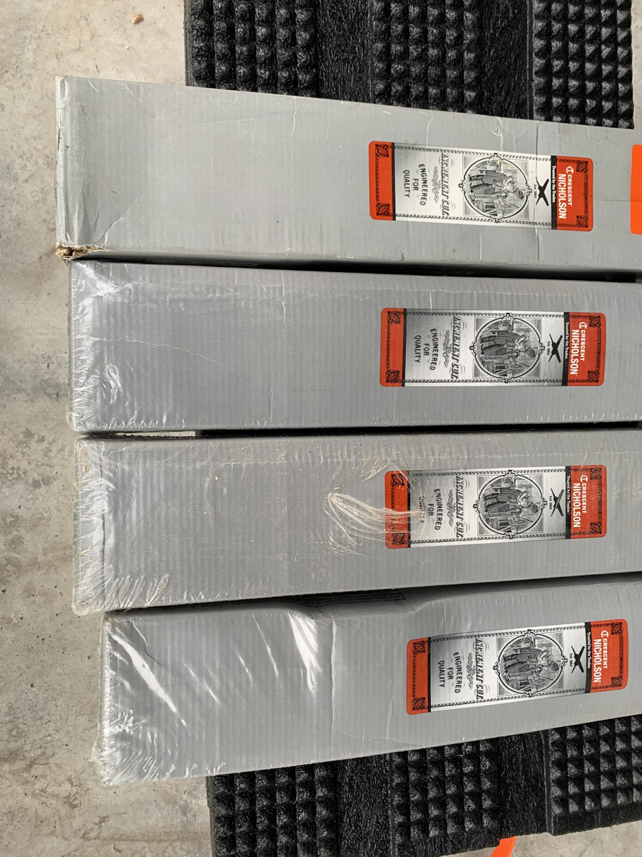 Crescent 14" File Set Half Round Single Cut Pipeliner File AS39