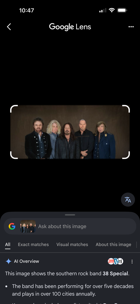 38 SPECIAL THE CANYONS TONIGHT $125