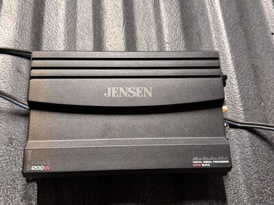 Jensen 1200 watt amp with RGB