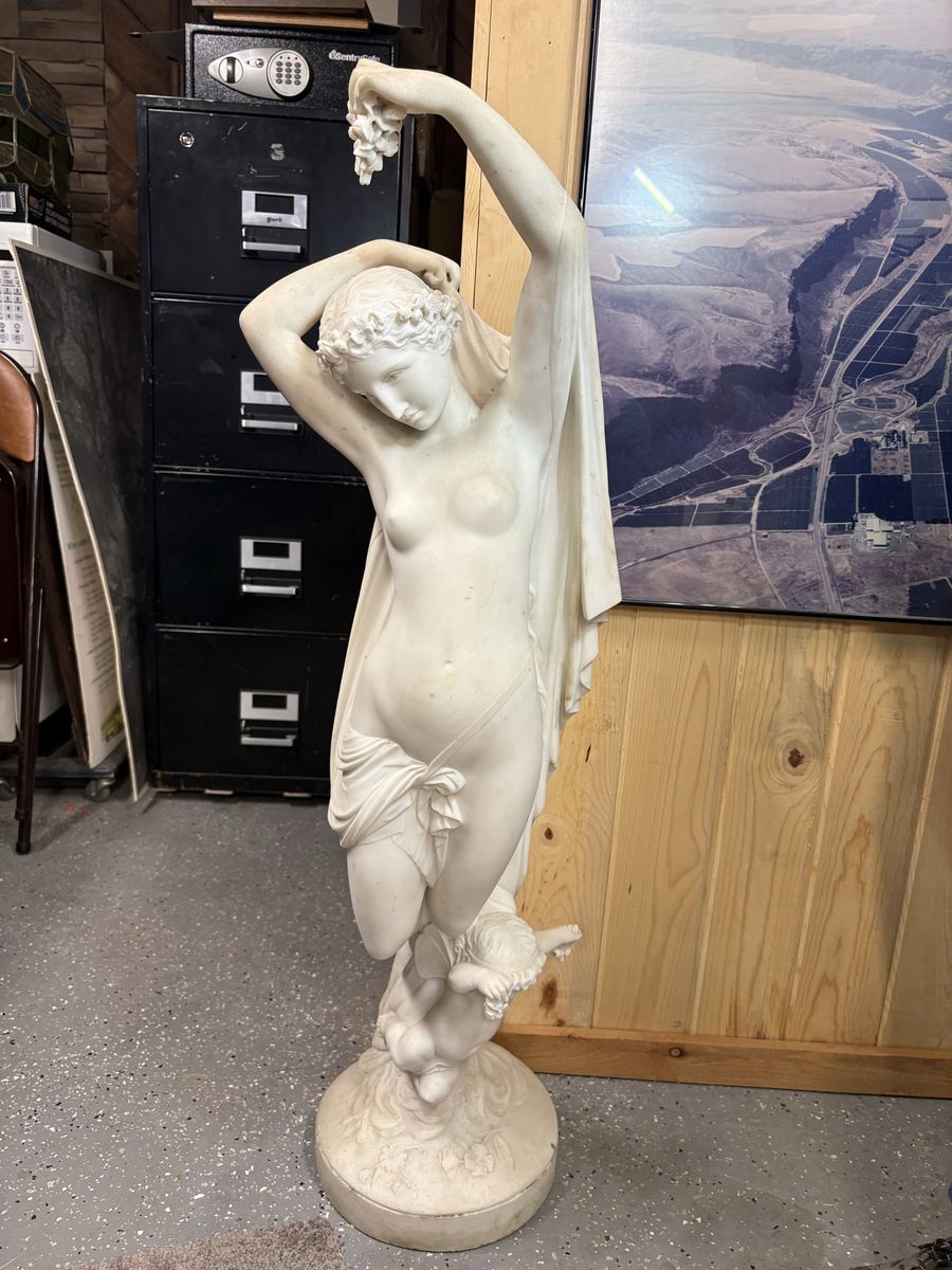 Antique Gervasio Gabrielli statues from 1881