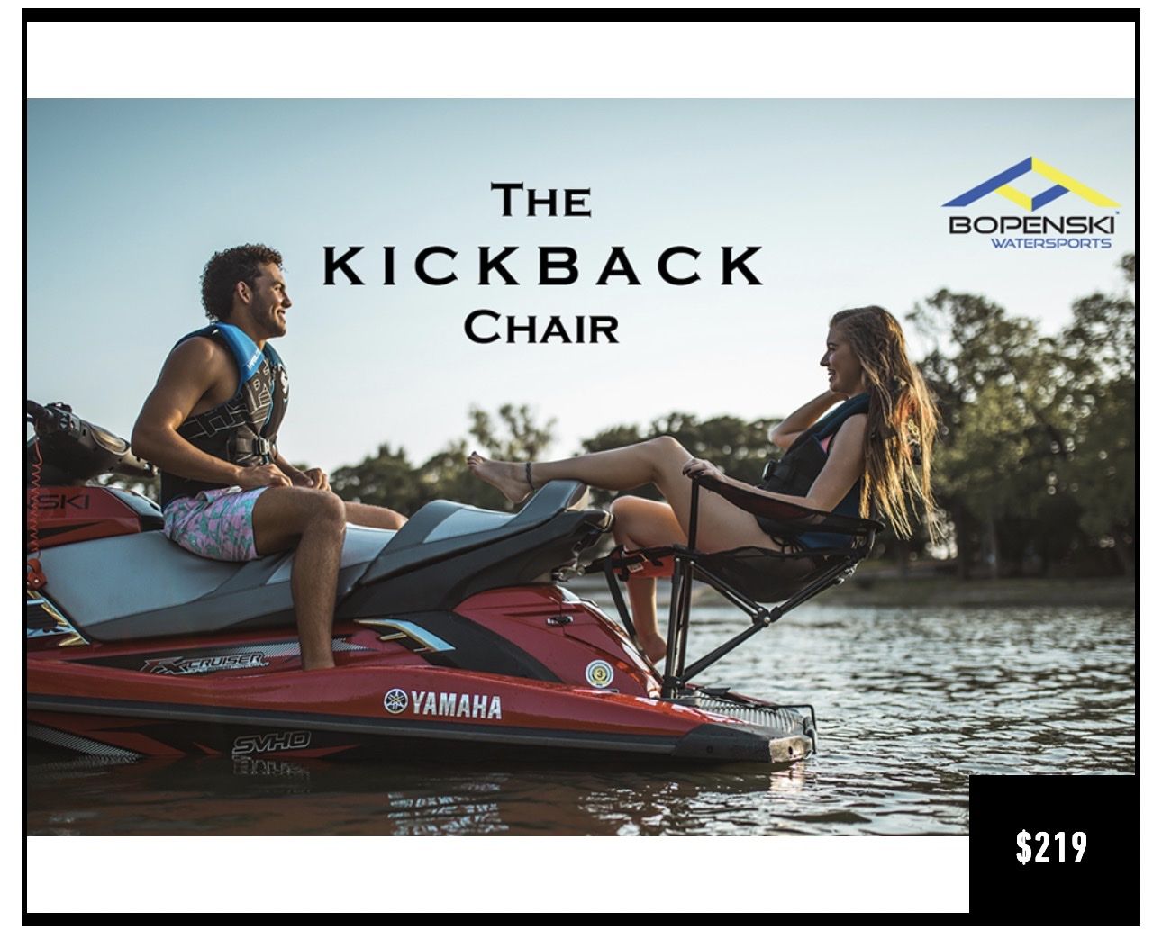 Bopenski Watersports The Kickback Chair for Personal Watercraft PWC 