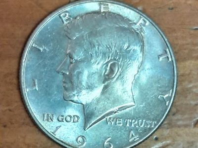 1964 Kennedy 90% Silver