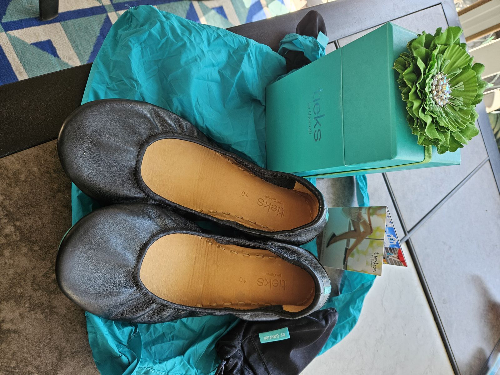 Tieks Black Ballet Flats