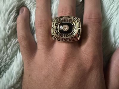 Pittsburgh Steelers Franco Harris 32 Super Bowl Replica Ring