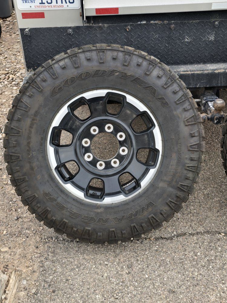 F250 Tremor wheels and tires