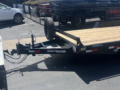 Newer 16 feet 7500 per axle car hauler trailer with ramps