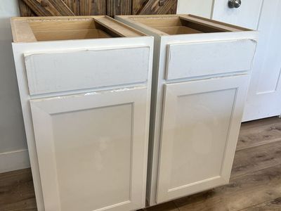 BRAND NEW White Base Cabinets