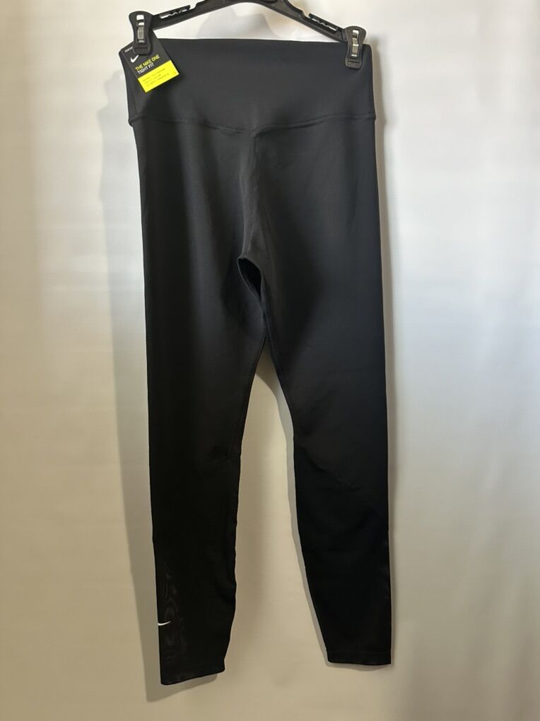 New Nike Mesh Leggings Black Sz Small