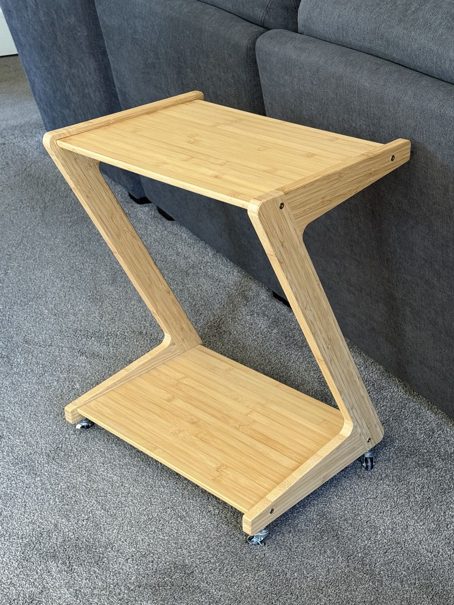 Bamboo Z Table, New.