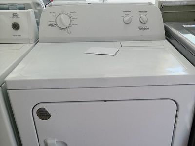 White Whirlpool Electric Dryer~90 Day Guarantee