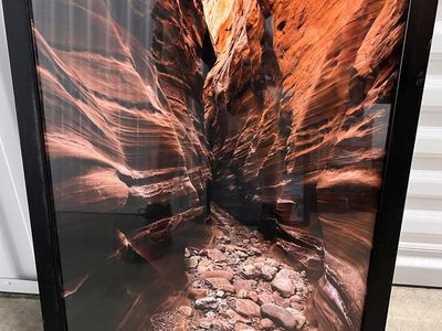 Framed Canyon Photography Print Wall Art Home Decor