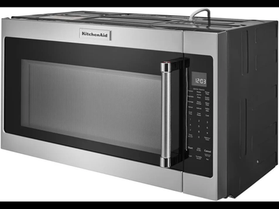 KitchenAid 2-cu ft Over-the-Range Microwave with Sensor Cooking ( Stainless Steel )