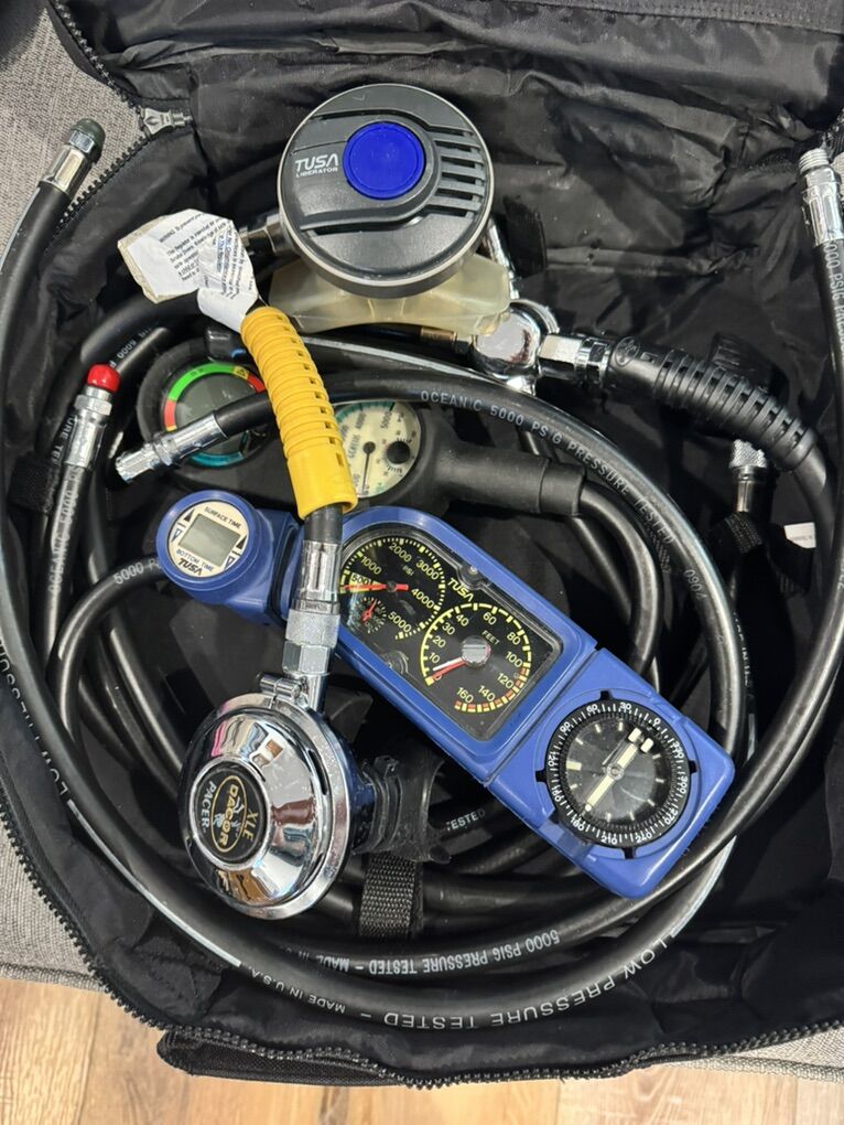 Scuba Gear, Regulator, Computer