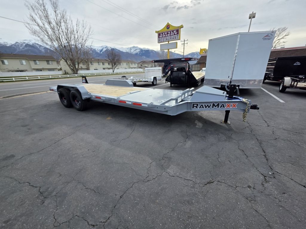 2026 RawMaxx 22' G7X 17.5K Tilt Car Hauler Flatbed