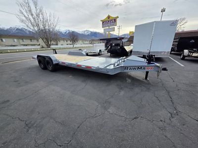 2026 RawMaxx 22' G7X 17.5K Tilt Car Hauler Flatbed