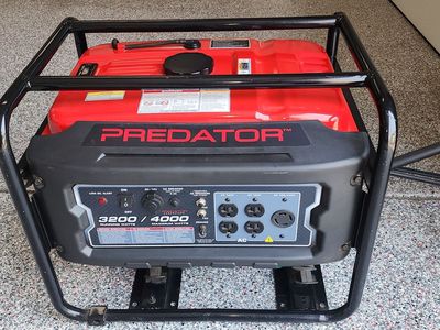 Predator 4000 Max / 3200 Running Watts Portable Gas Generator 212cc